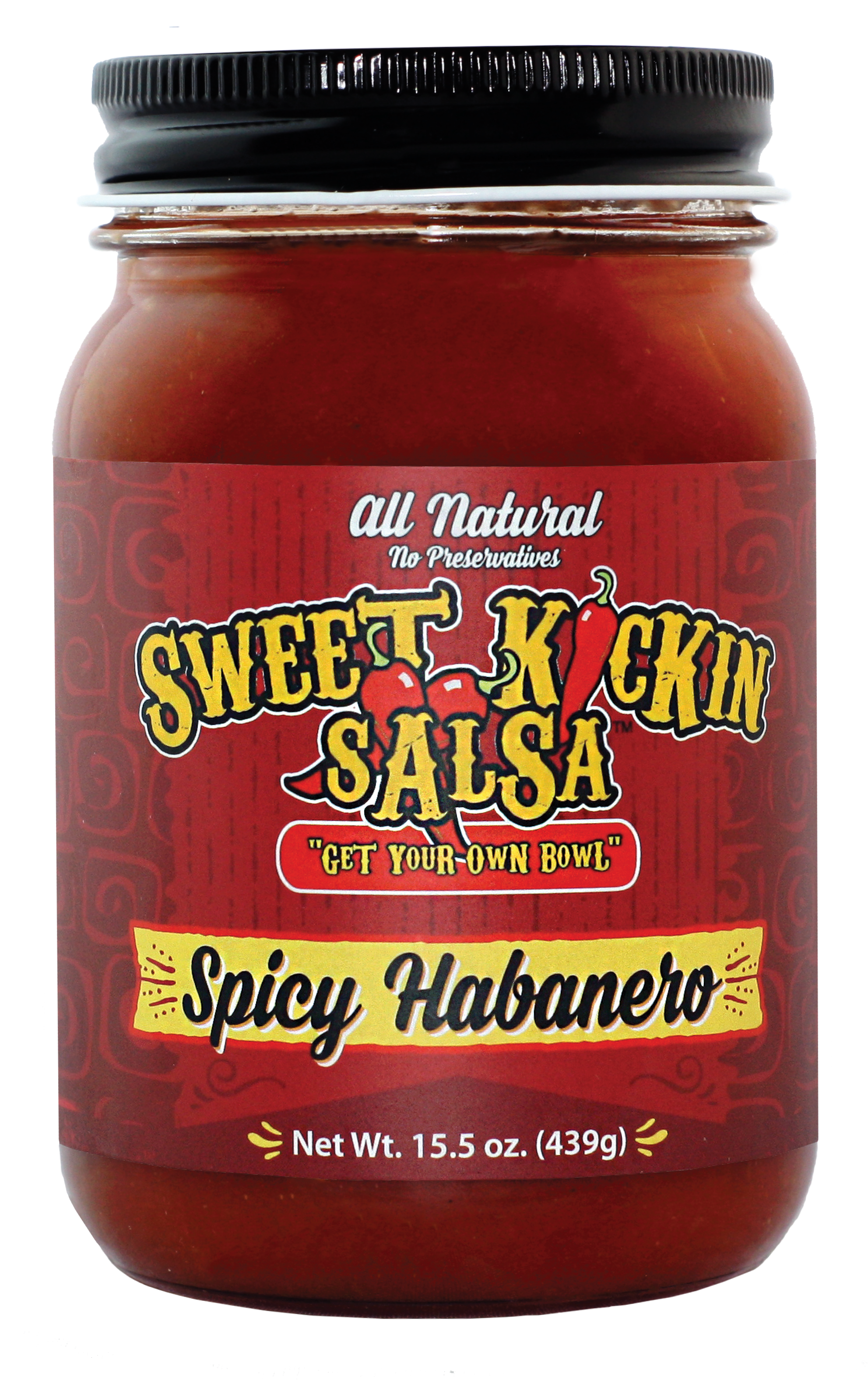 Sweet Kickin Salsa Spicy Habanero (12 Pack)