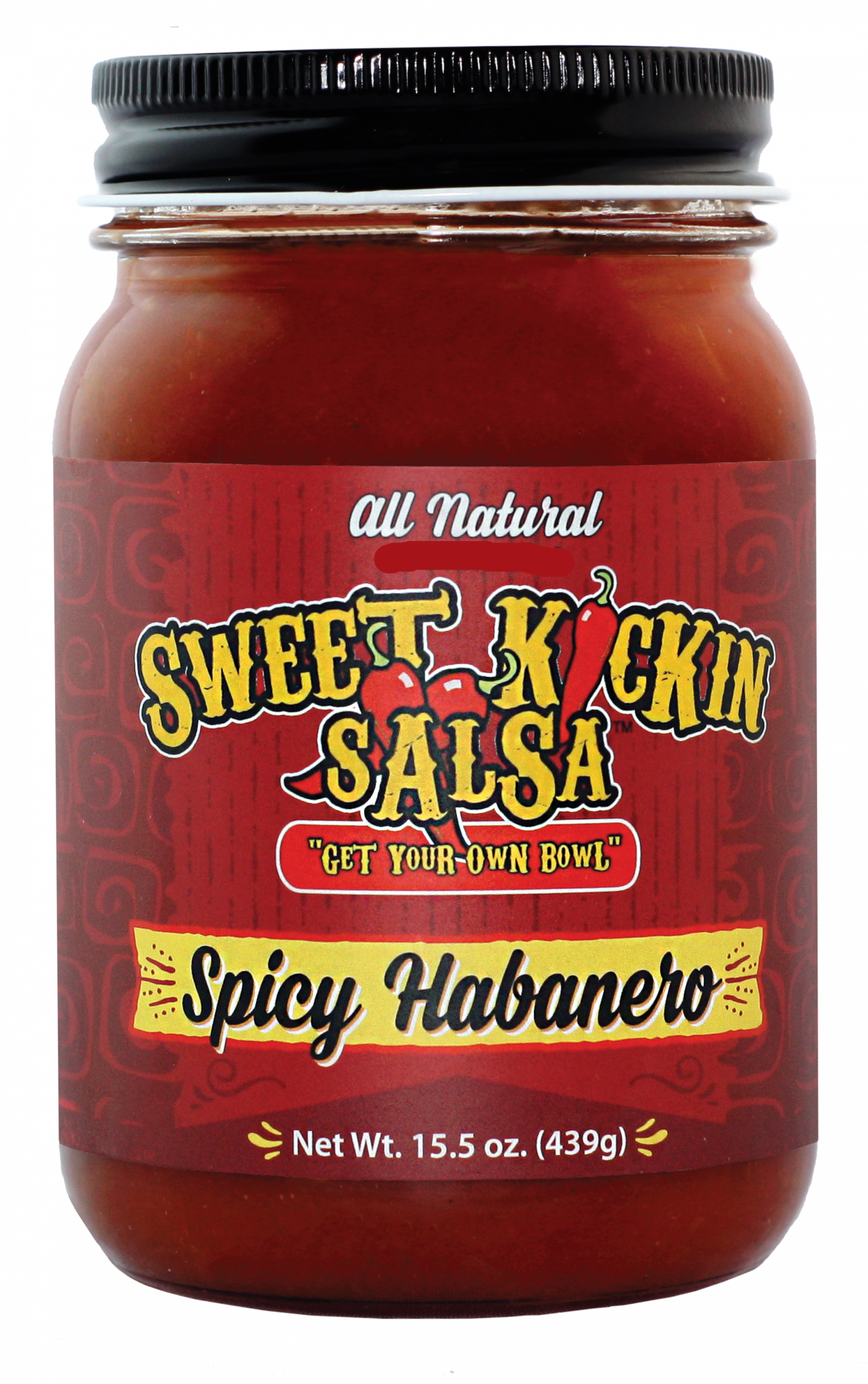 Sweet Kickin Salsa Spicy Habanero (12 Pack)